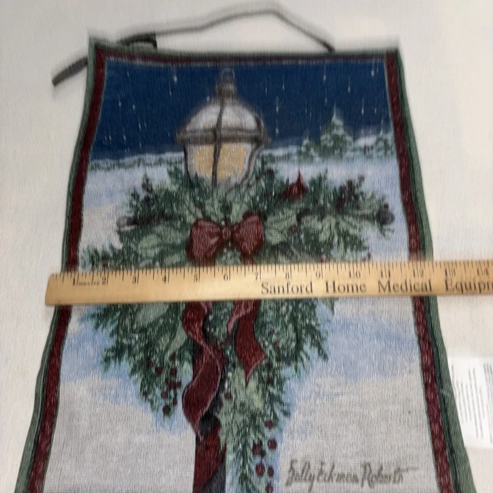 Sally Hackman Robert's‎ Holiday Winter Scene Tapersty Bannerette 13
